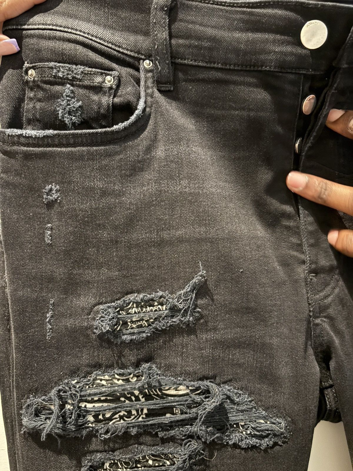 Amiri Amiri BandanaThrasher Jeans Size US 36 / EU 52 - 11 Thumbnail