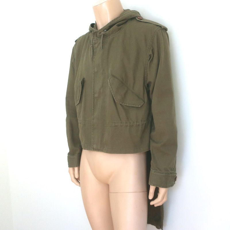Saint Laurent Paris Saint Laurent Military Parka Army Green Twill Size 48 Size US M / EU 48-50 / 2 - 4 Thumbnail