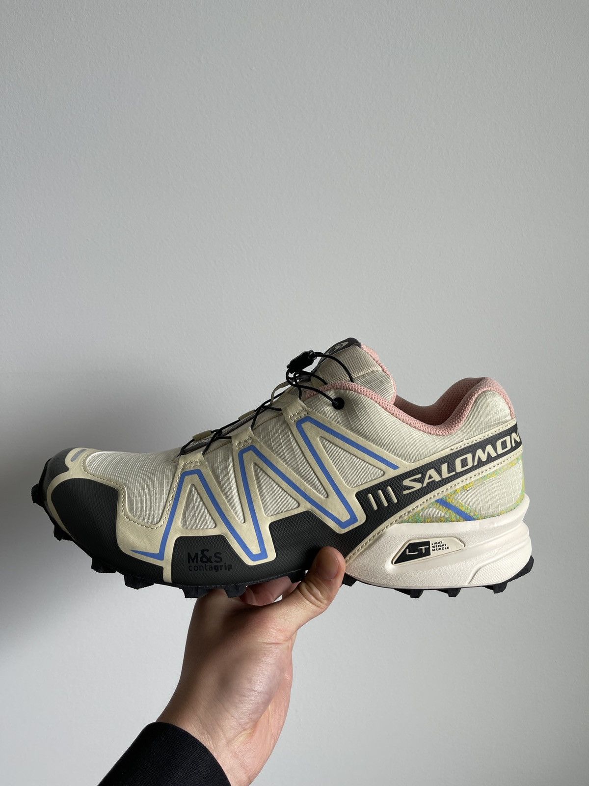 image of Salomon Speedcross 3 Mindful Shoes in Beige, Men's (Size 12)