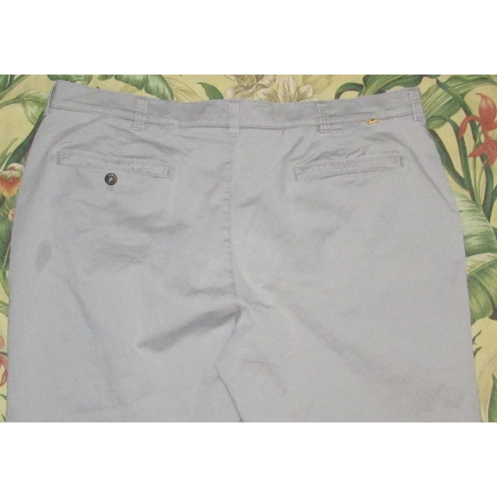 Vintage DUCK HEAD Chino Pants 38 x 28 Gray Mens Regular 97% Cotton 3% Spandex Size US 38 / EU 54 - 4 Thumbnail