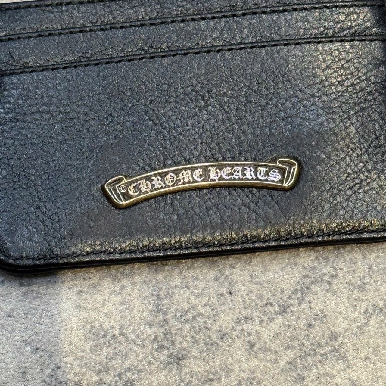 Chrome Hearts Chrome Hearts Scroll card holder black Size ONE SIZE - 10 Thumbnail