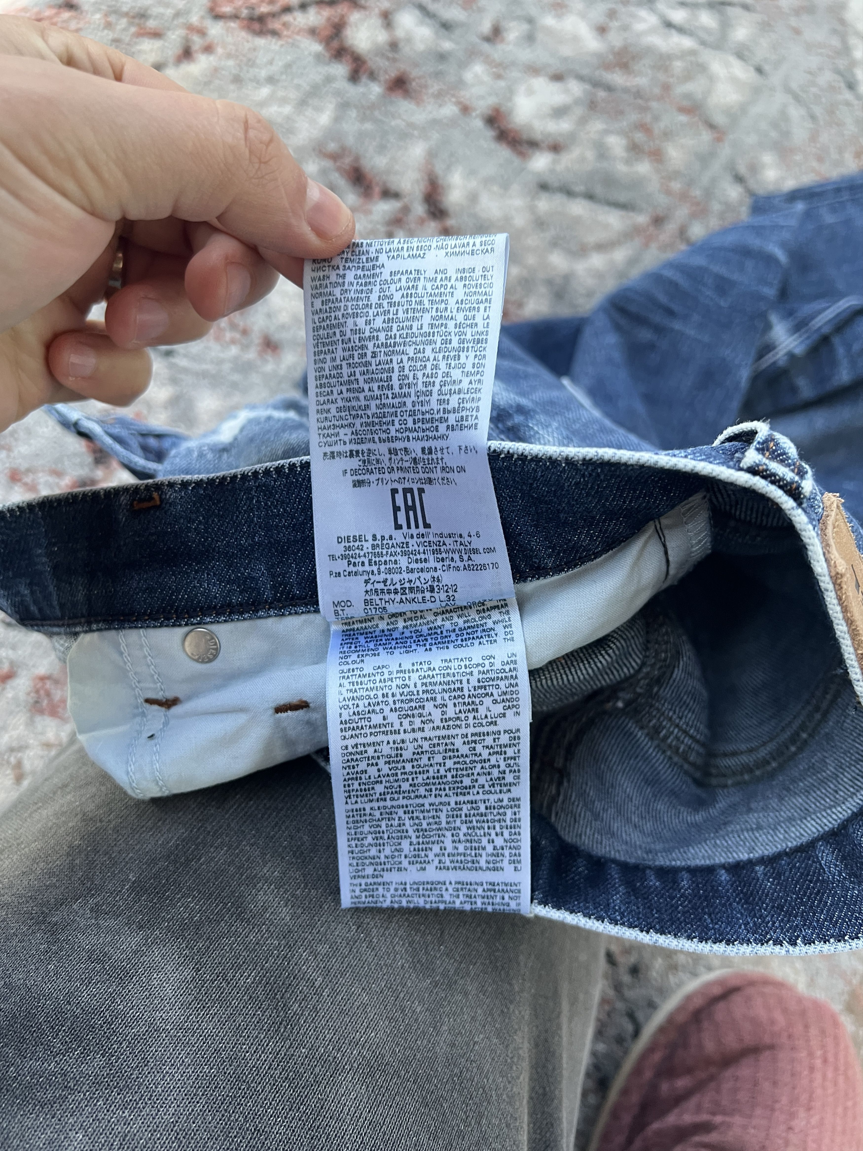 Diesel Diesel Belthy-Ankle-D Jeans Size 28" / US 6 / IT 42 - 8 Thumbnail