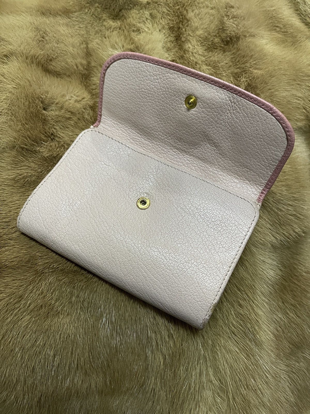 Miu Miu Miu Miu 198 Ribbon Tri-Fold Wallet Size ONE SIZE - 5 Thumbnail