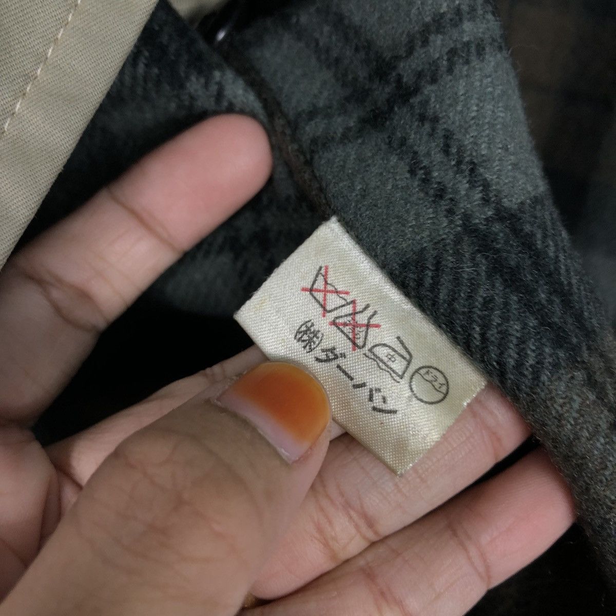 Yohji Yamamoto 📌Vintage Long Jacket Blanket Tartan Design D'Urban Size US M / EU 48-50 / 2 - 21 Thumbnail