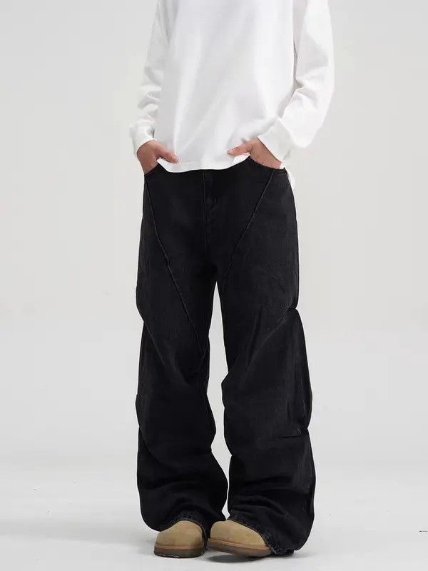VIBE High street deconstructed design micro flare jeans Size US 32 / EU 48 - 5 Thumbnail