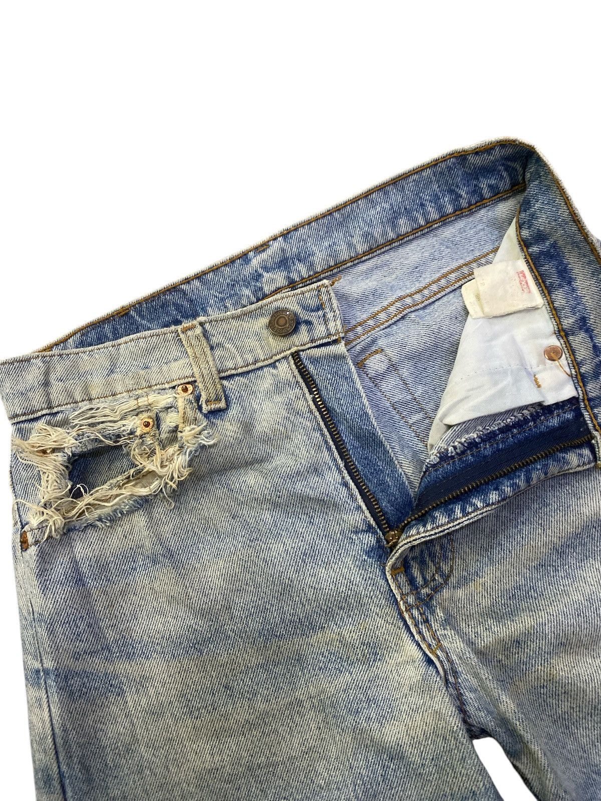 Levi's × Levi's Vintage Clothing × Vintage Vintage Levi’s USA 505 Distressed Denim Size US 28 / EU 44 - 12 Thumbnail