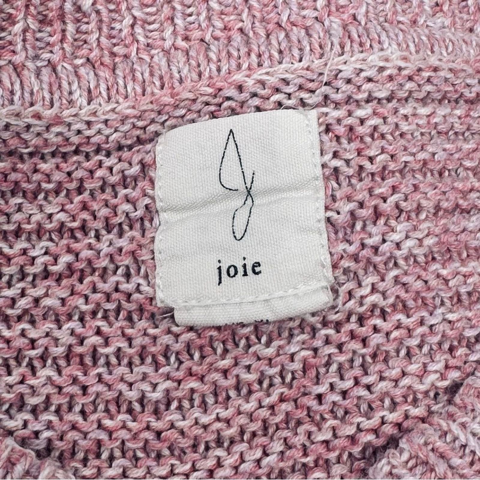Jones New York NWOT. Joie. Women's Pink Knit Button Sweater. Size XL. Size XL / US 12-14 / IT 48-50 - 2 Thumbnail