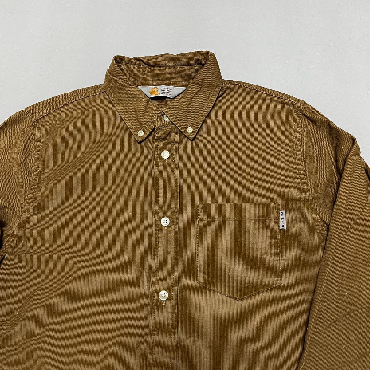 Carhartt × Carhartt Wip × Vintage Vintage Carhartt Corduroy shirt Size US S / EU 44-46 / 1 - 2 Thumbnail