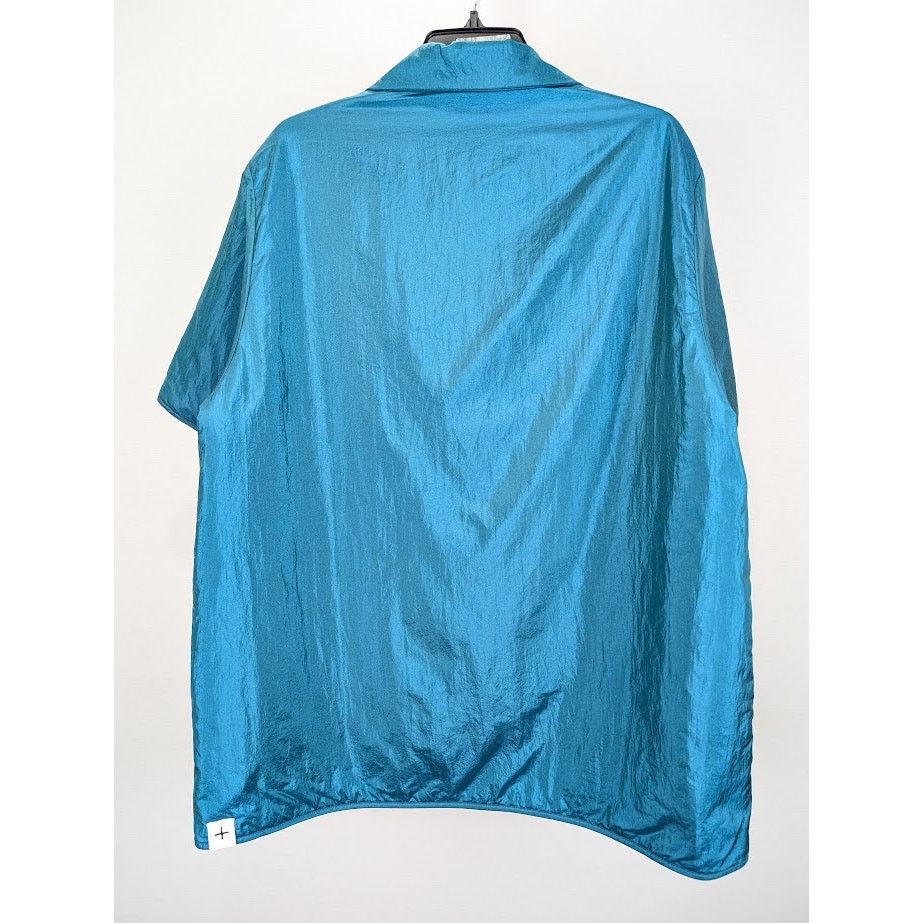 Jil Sander o1rshd1 CC20 Short Sleeve Shirt in Blue Size US M / EU 48-50 / 2 - 10 Thumbnail