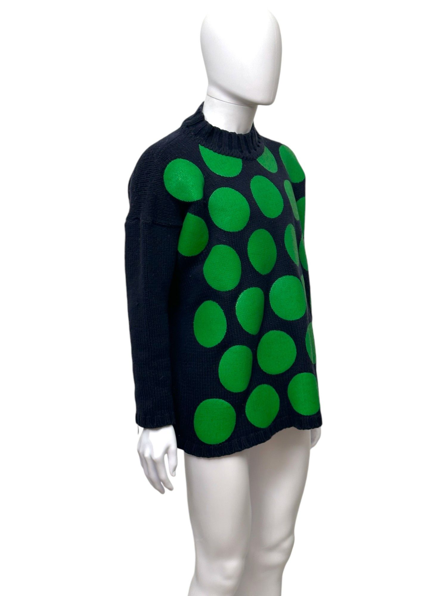 W&LT FW96-97 Runway Giant Pois Knitted Sweater Size US S / EU 44-46 / 1 - 4 Thumbnail