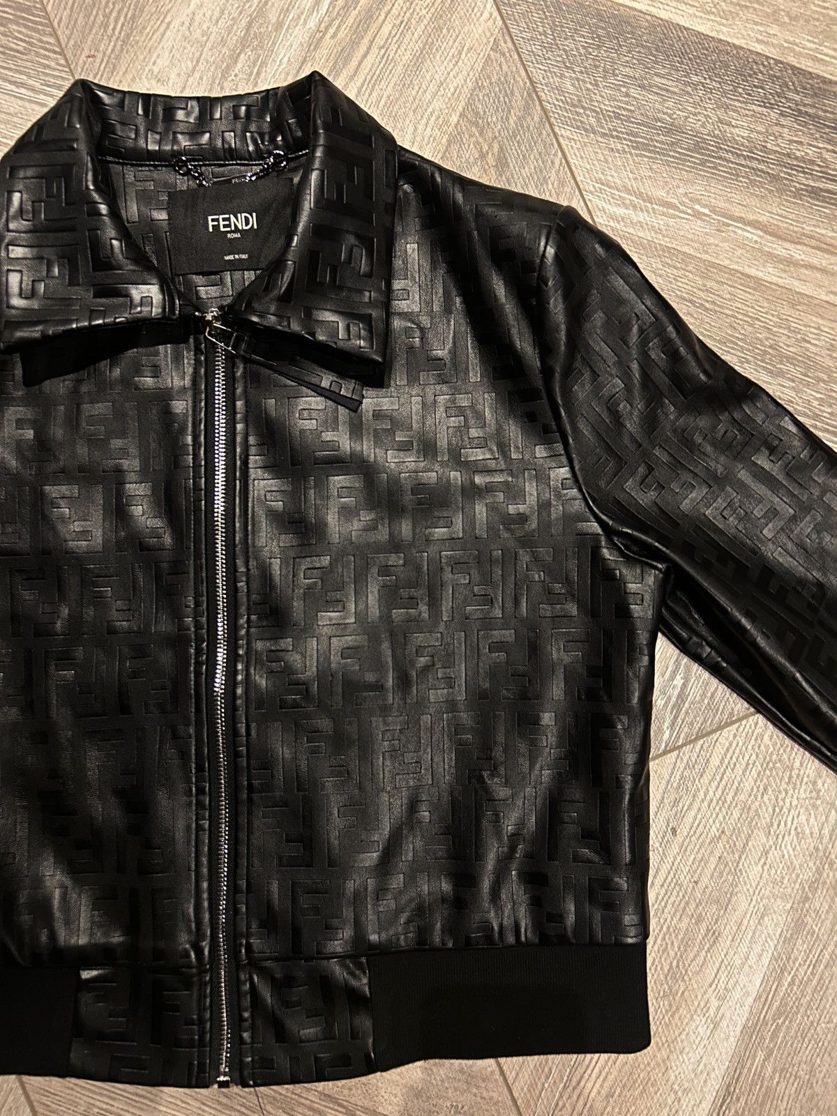 Fendi Fendi Leather Jacket Size M / US 6-8 / IT 42-44 - 6 Thumbnail