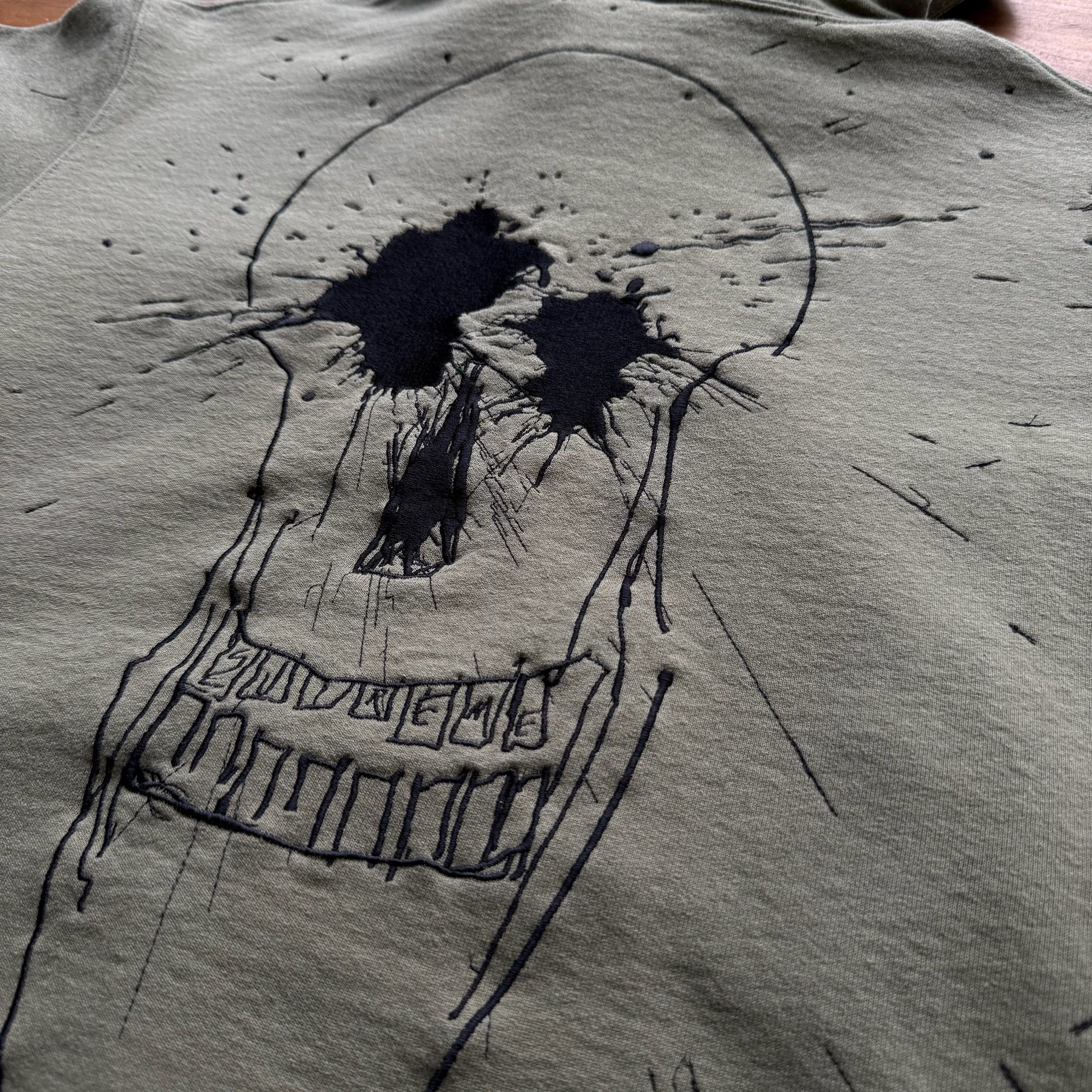 Supreme Small - Supreme Ralph Steadman Skull Hooded Sweatshirt Size US S / EU 44-46 / 1 - 6 Thumbnail