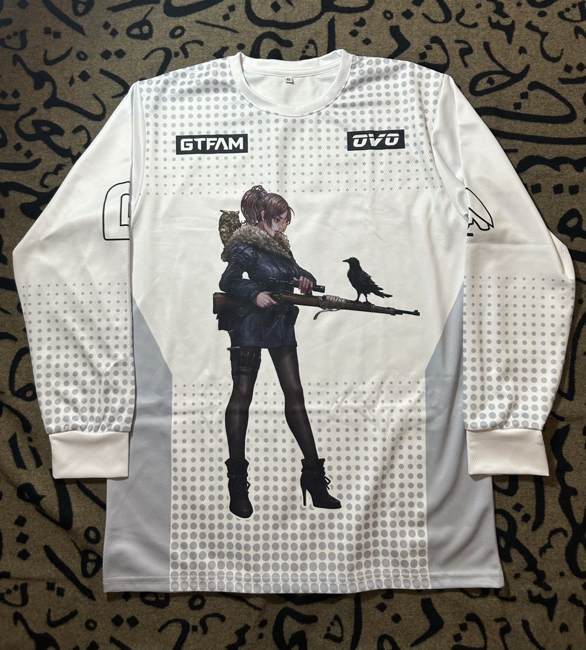 Drake × October's Very Own 2019 GTFAM x OVO Unreleased F&F Paintball Jersey Size US XL / EU 56 / 4 - 1 Thumbnail