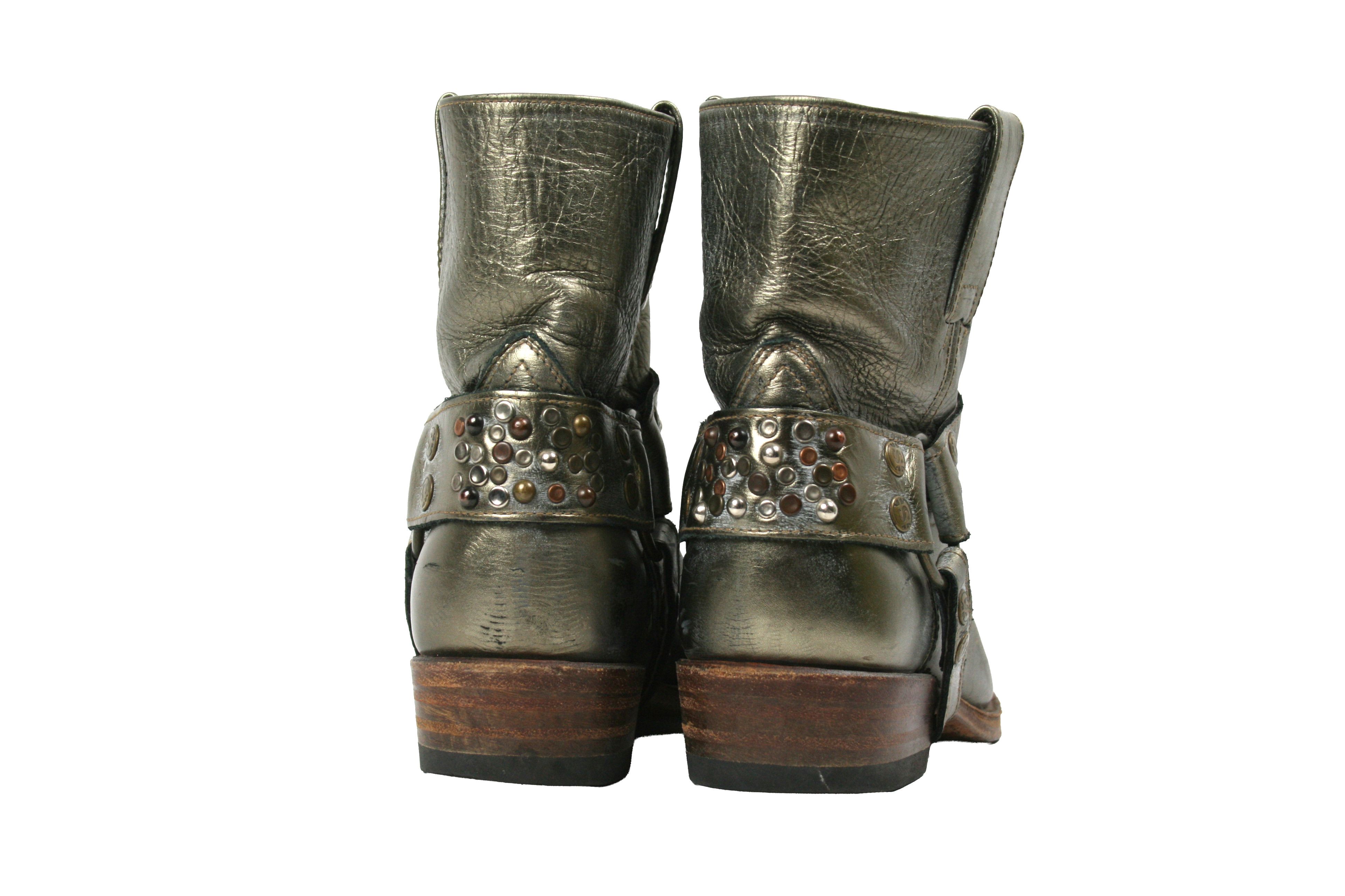 Sendra 00S Cowboy Studded Hog Toe Boots Vintage Size US 7 / IT 37 - 9 Thumbnail