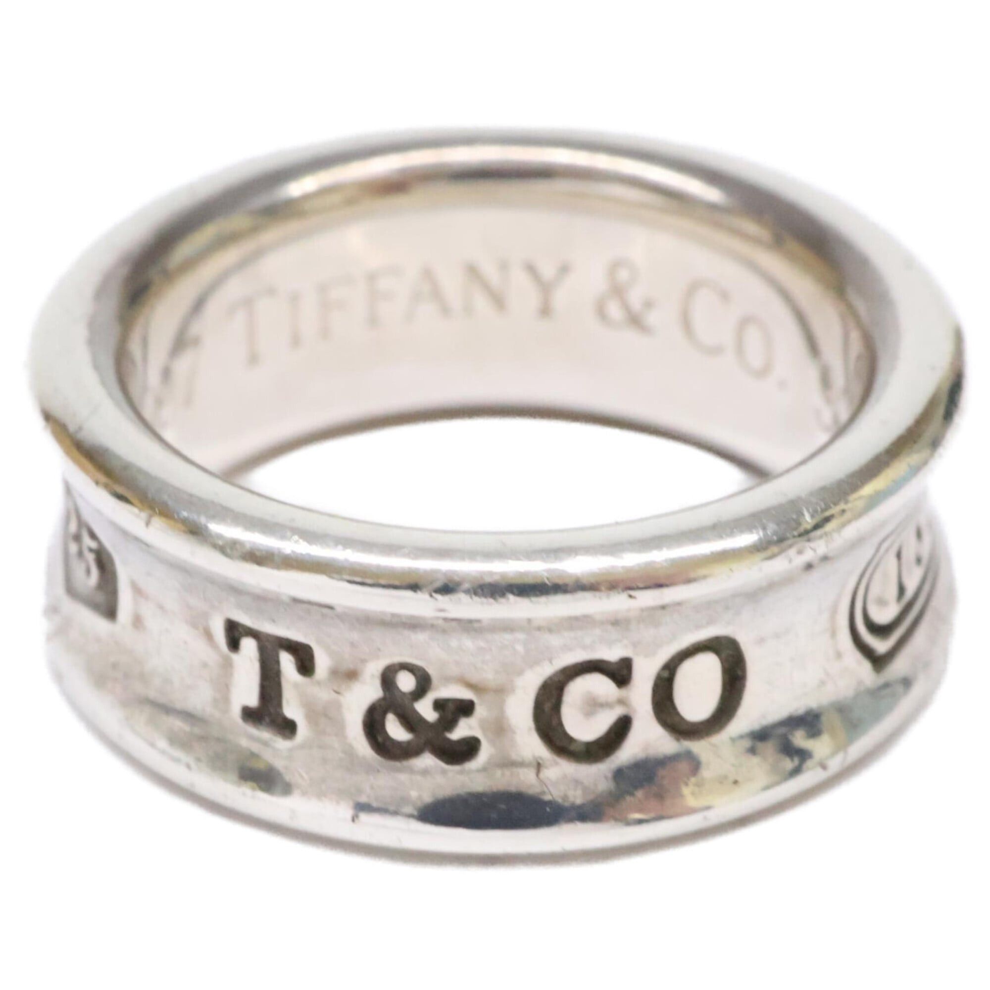 Tiffany & Co. TIFFANY&Co. Tiffany 1837 925 Medium Ring, Silver, Women's Size ONE SIZE - 1 Thumbnail