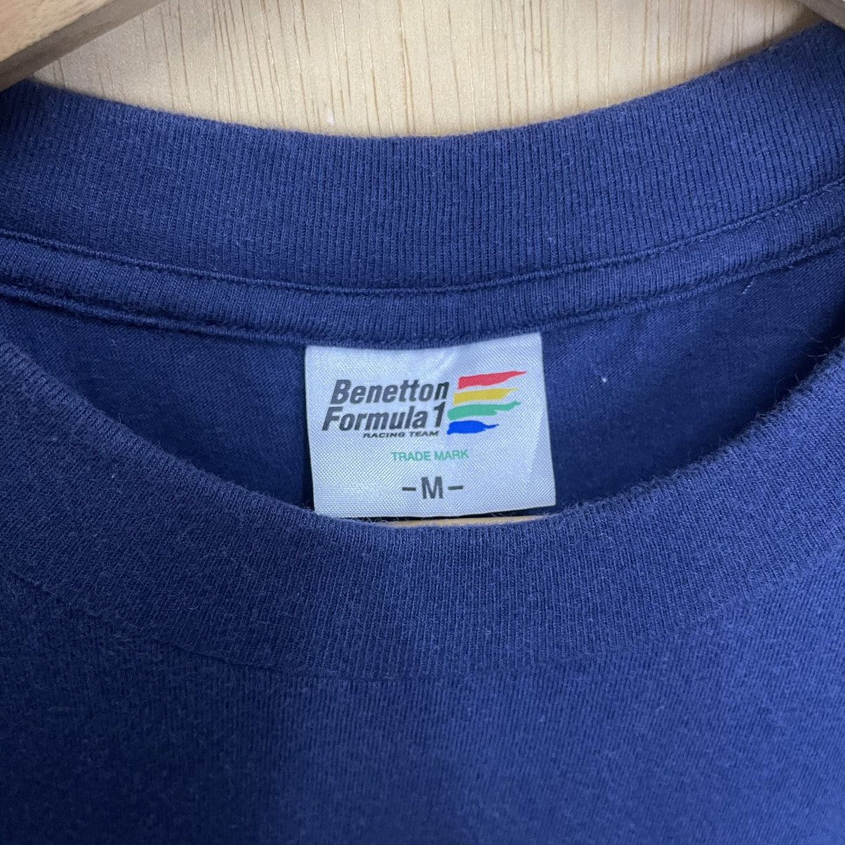 Benetton Vintage 90’s Benetton Formula 1 Racing Team Shortsleeve Tee Size US M / EU 48-50 / 2 - 7 Thumbnail