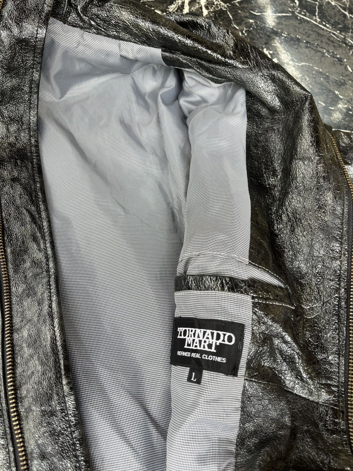 Tornado Mart vintage tornado mart Long Trench leather Jacket parkan Size US L / EU 52-54 / 3 - 19 Thumbnail