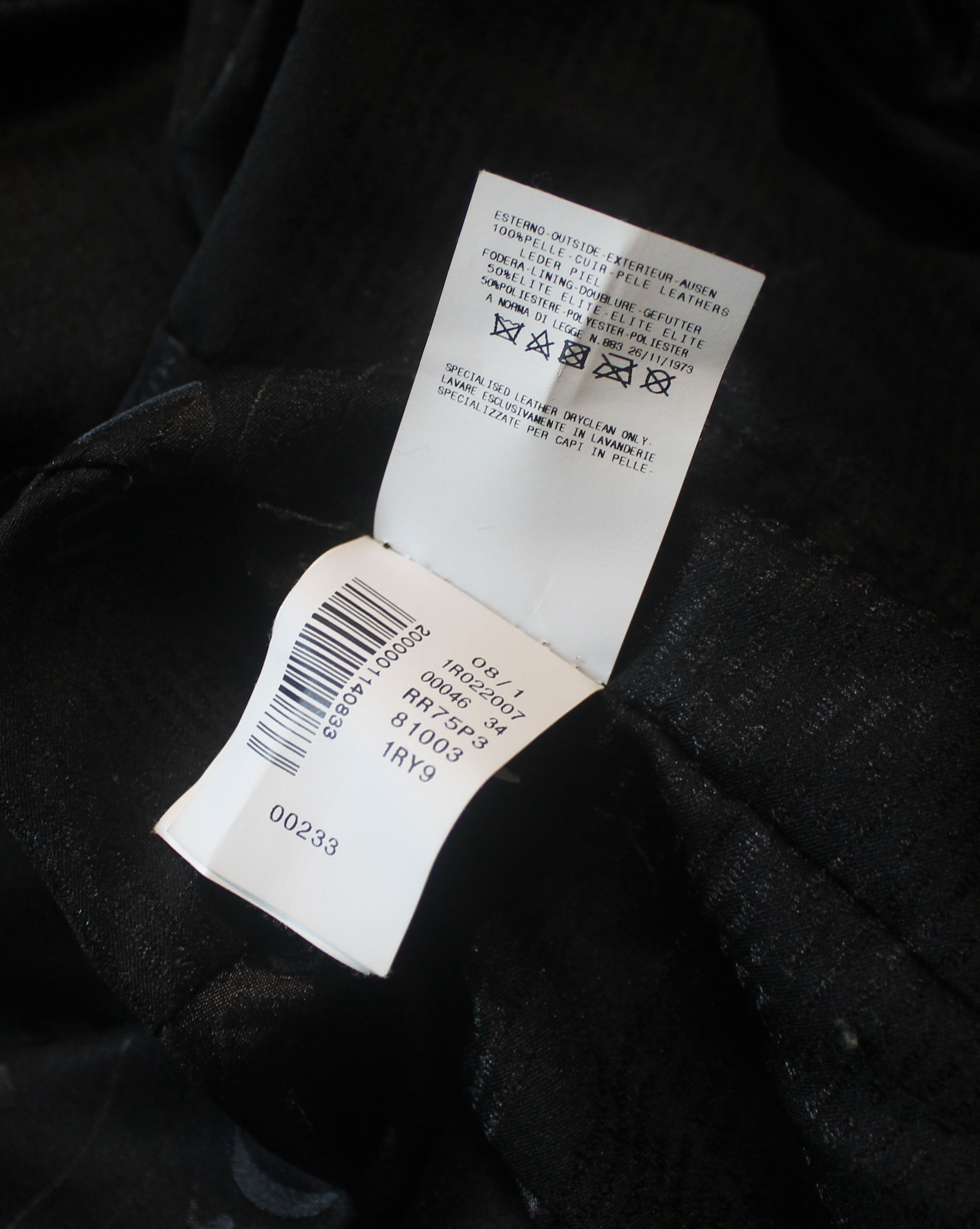 John Galliano Vintage John Galliano Leather Jacket Size XXS / US 00 / IT 34 - 9 Thumbnail