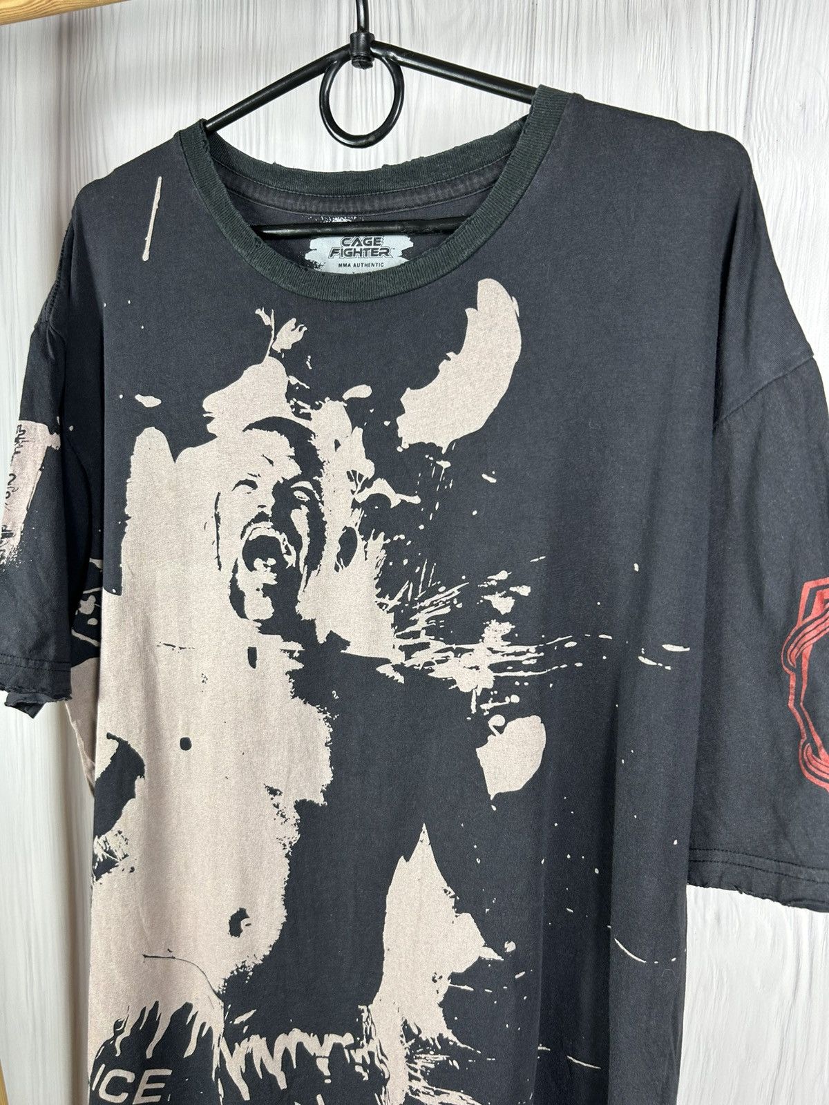 Vintage Vintage AOP Chuck Liddell Iceman MMA T-Shirt Size XL Printed Size US XL / EU 56 / 4 - 3 Thumbnail