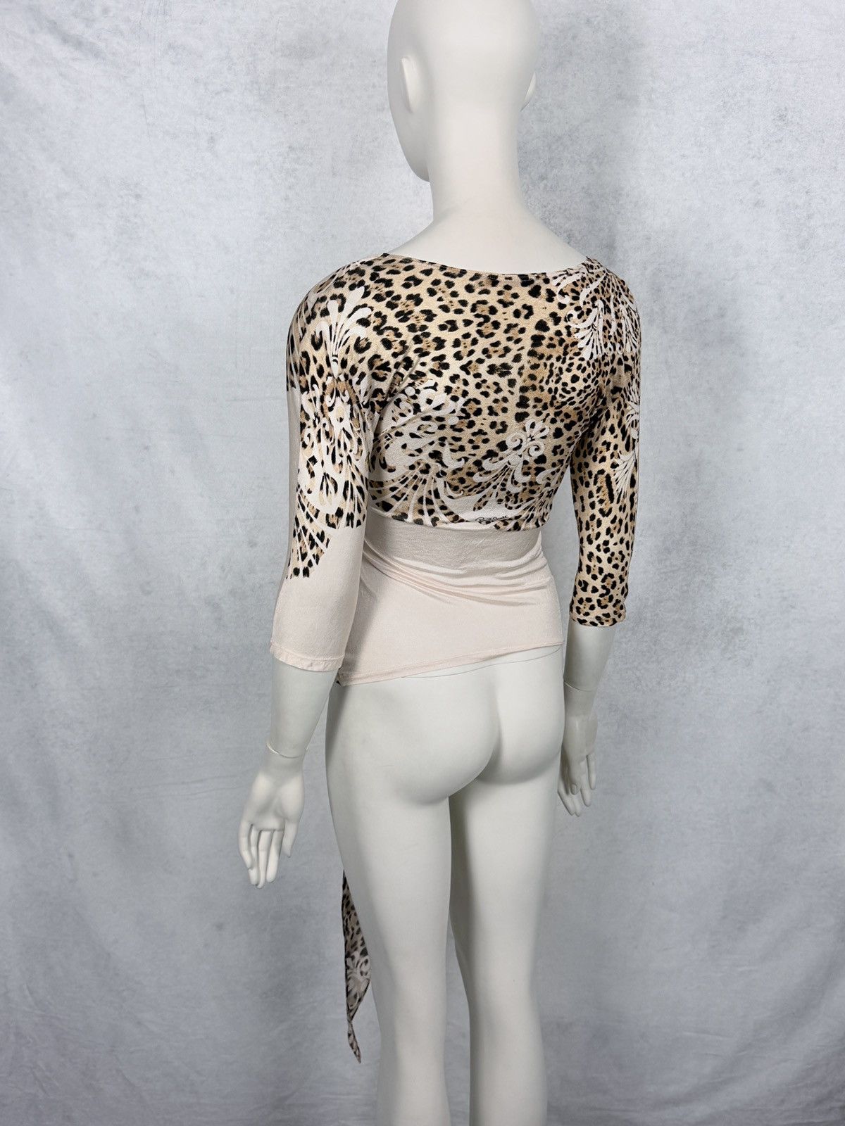 Roberto Cavalli Roberto Cavalli S/S2006 Wraparound Leopard Cardigan Top Size M / US 6-8 / IT 42-44 - 8 Thumbnail