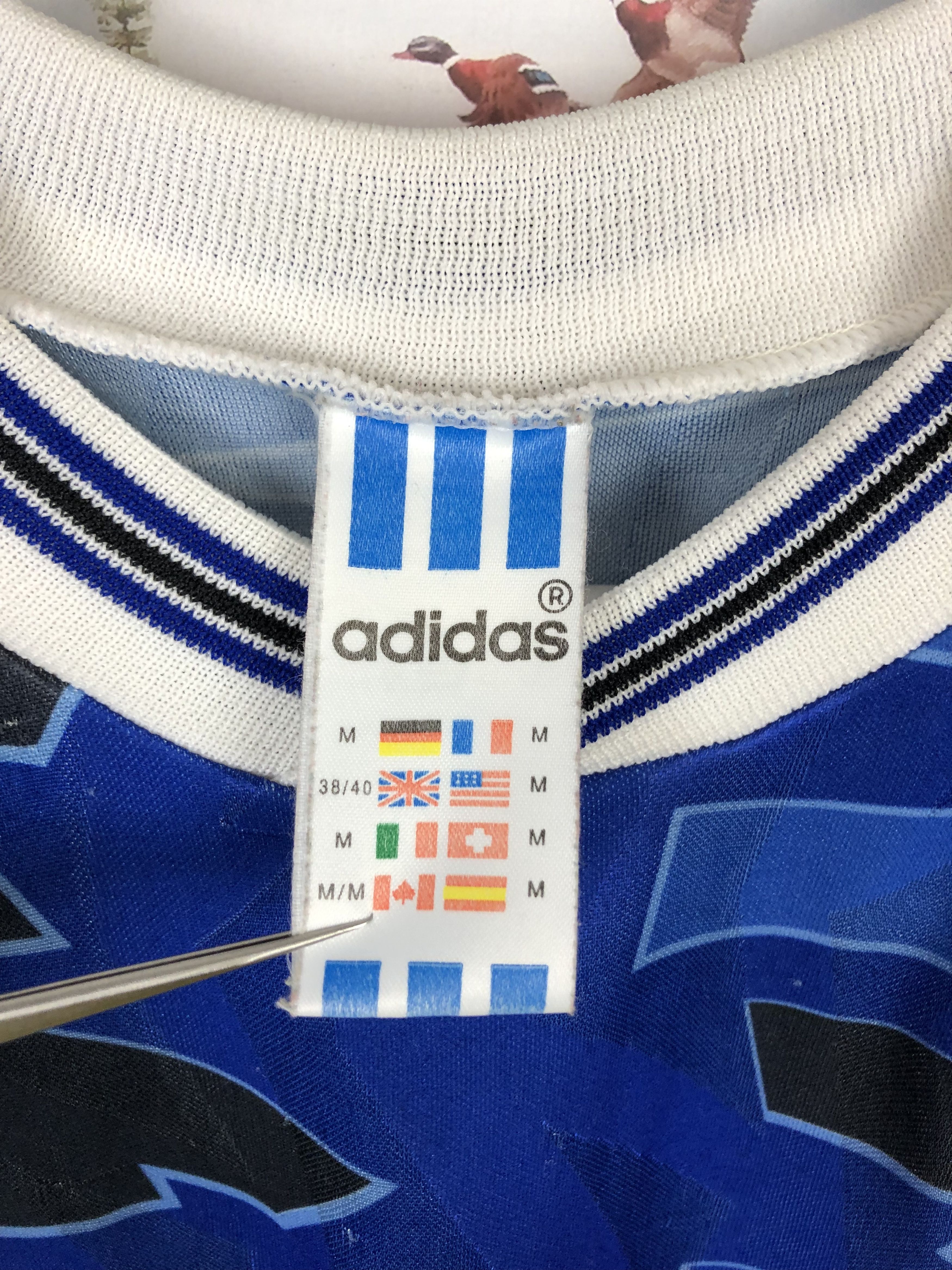 Adidas FC Schalke 04 Home football shirt 1993 Soccer Adidas Jersey Size US M / EU 48-50 / 2 - 10 Thumbnail