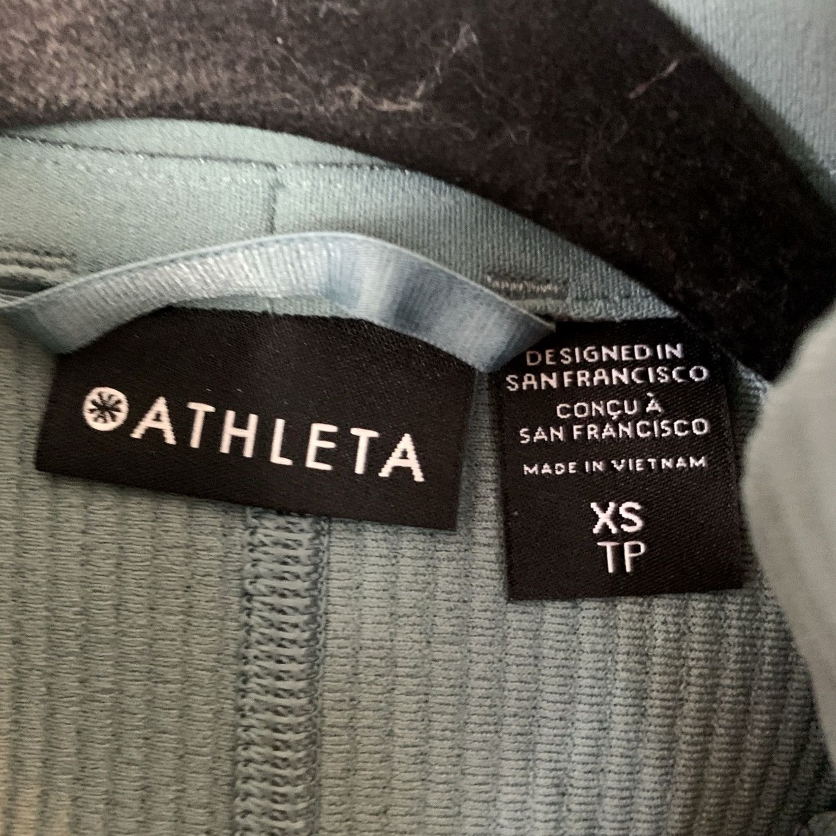 Athleta Athleta Jacket Women XS Green Full Zip Ribbed Thumbholes Y2K Athletic Activewear Casual Travel Size XS / US 0-2 / IT 36-38 - 4 Thumbnail