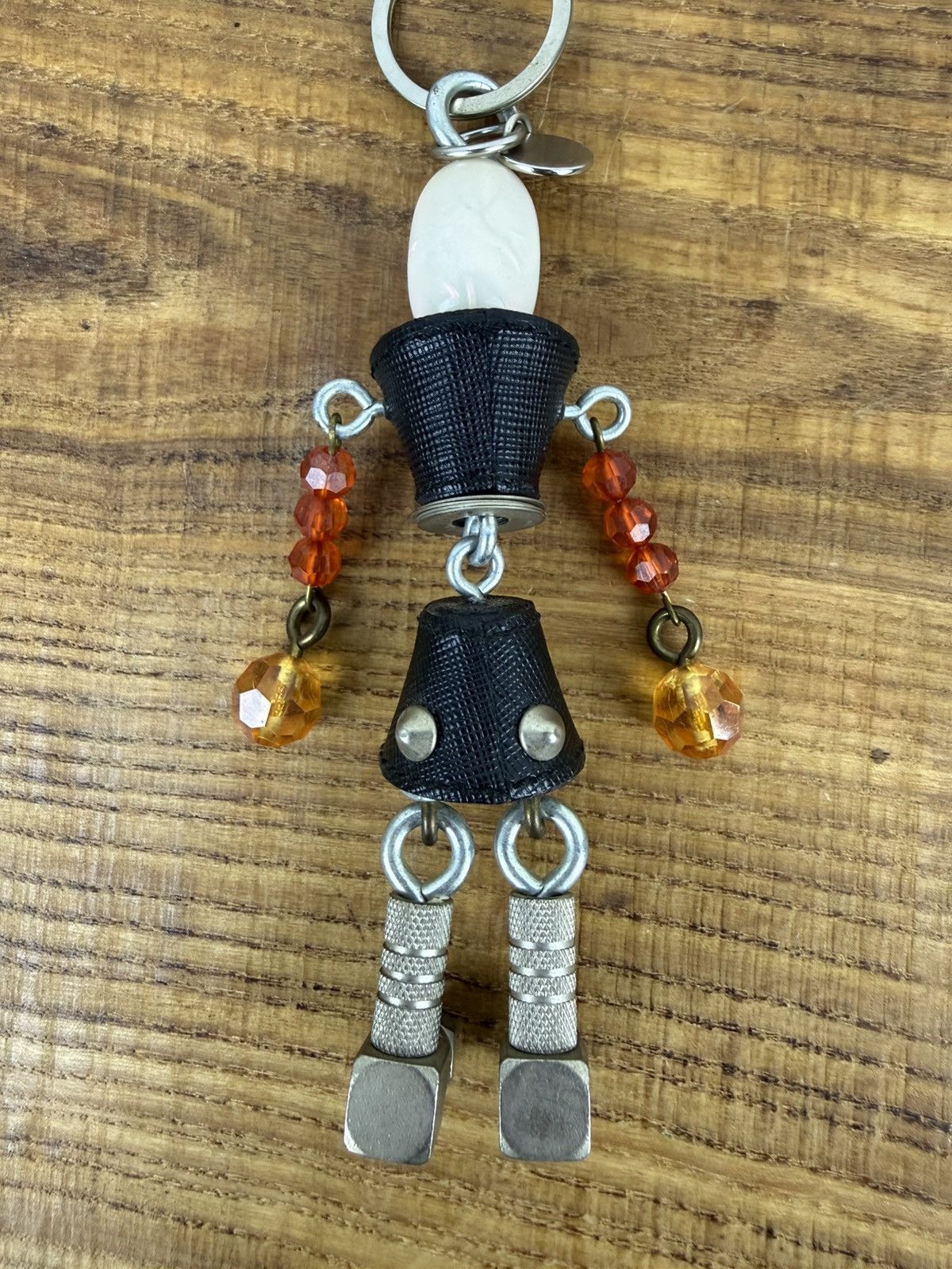Prada Prada Robot Bag Charm Keychain Key Holder Vintage Size ONE SIZE - 7 Thumbnail