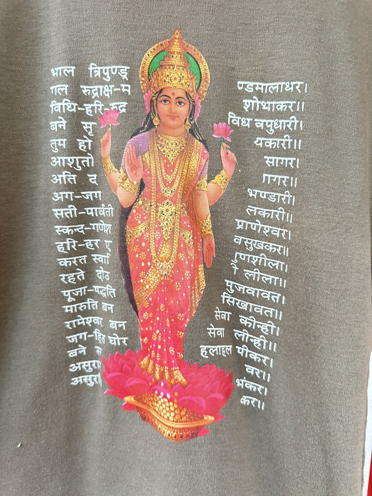 W&LT Vintage Wild And Lethal Trash Lakshmi goddess Tee Size XS / US 0-2 / IT 36-38 - 2 Thumbnail