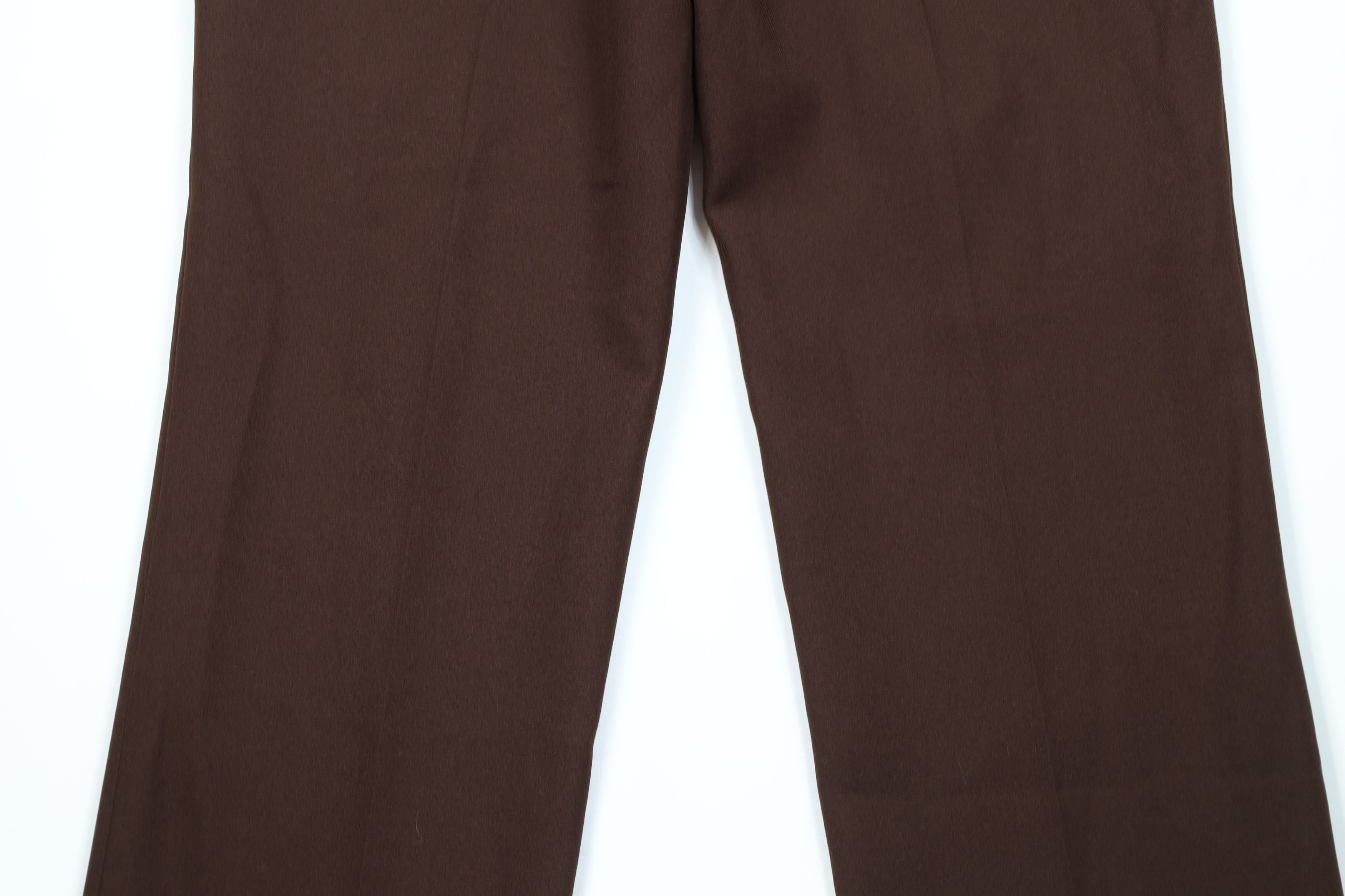 Vintage Vintage 70s Streetwear Flared Wide Leg Chino Pants Brown USA Size US 34 / EU 50 - 11 Thumbnail