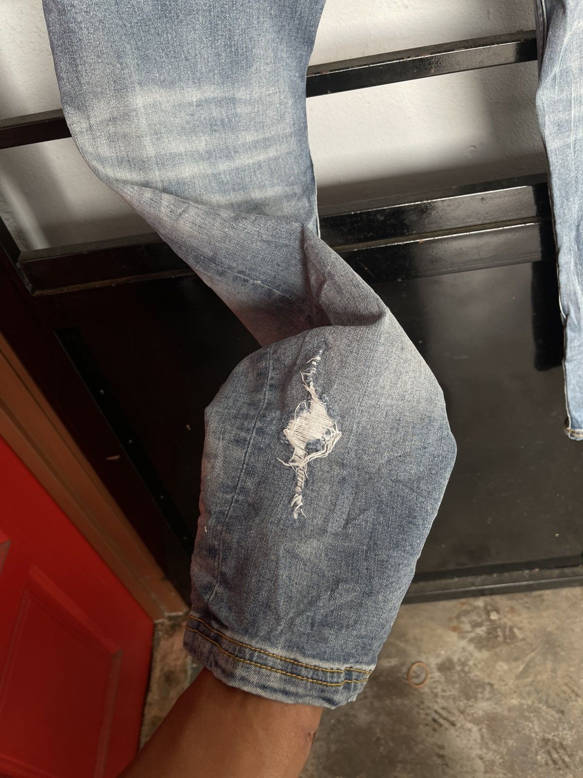 Karl Kani Distressed Repaired Karl Kani Jeans Size US 32 / EU 48 - 7 Thumbnail