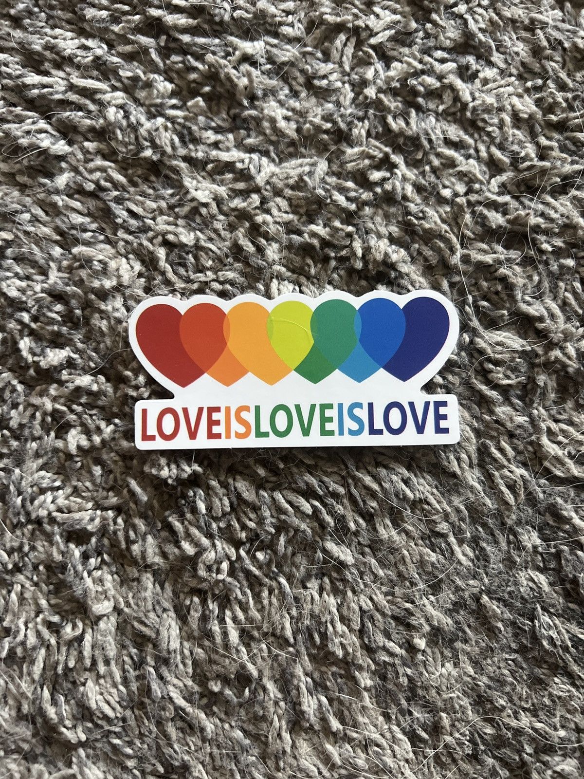 Hypebeast Love Is Love Is Love Sticker Size ONE SIZE - 1 Thumbnail