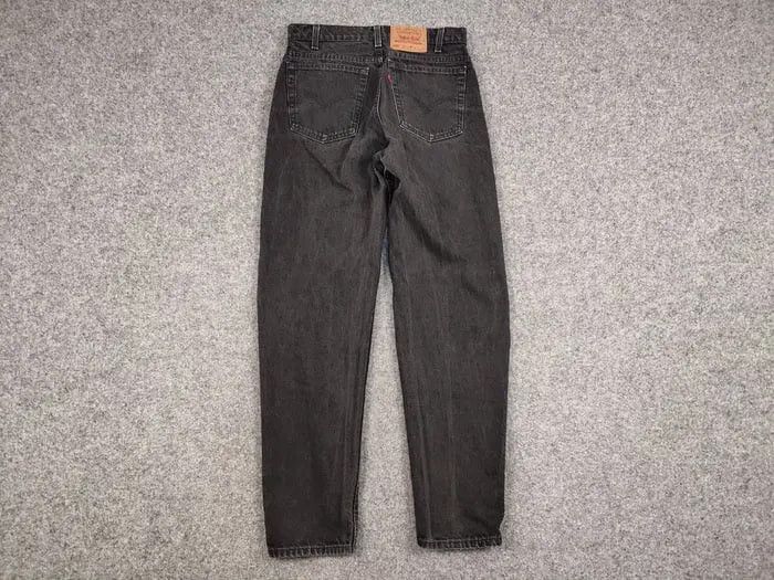 Levi's Vintage 90's levis 550 Black Denim mom Jeans Made in USA Size US 32 / EU 48 - 13 Thumbnail