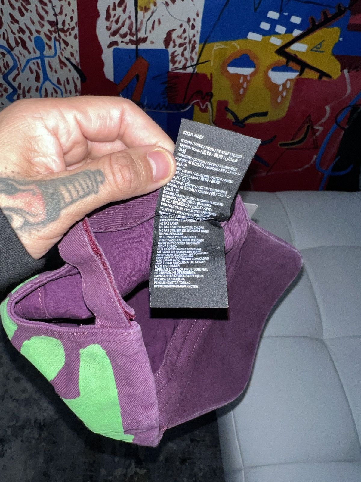 Balenciaga Balenciaga BB SPRAYED HAT Size ONE SIZE - 6 Thumbnail