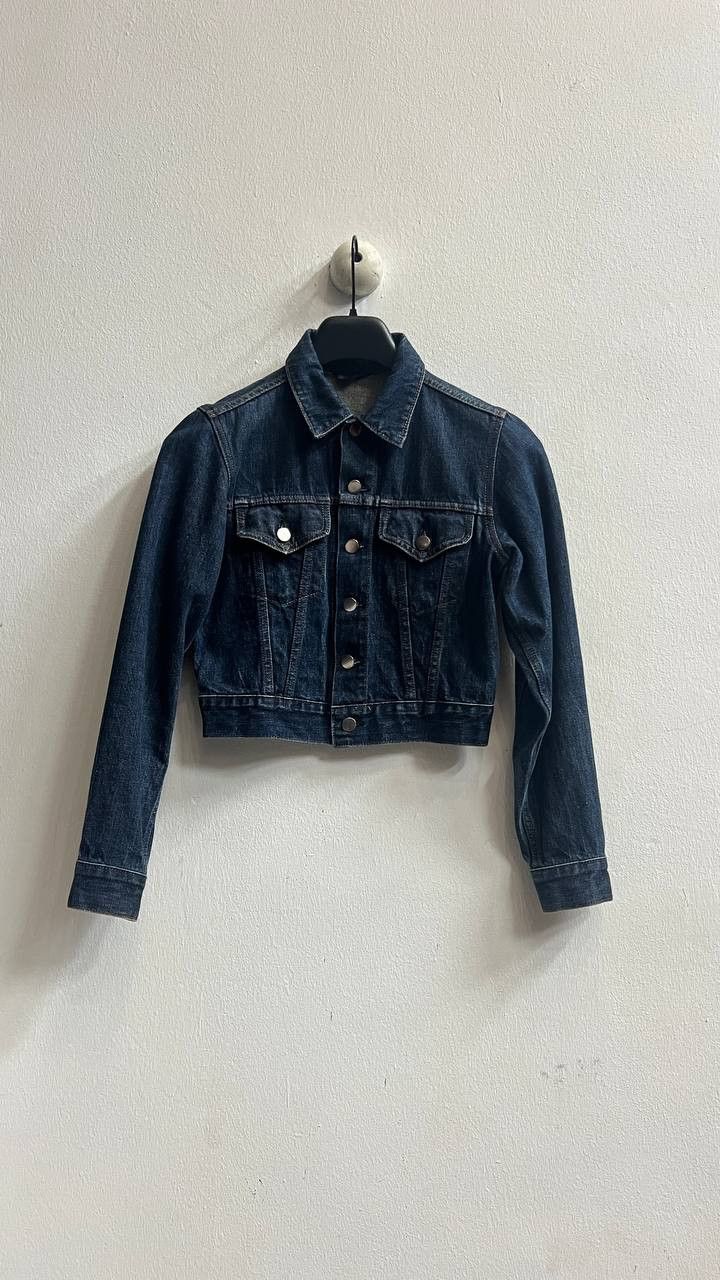 Comme des Garcons Comme Des Garçons Cropped Denim Jacket Size S / US 4 / IT 40 - 1 Thumbnail