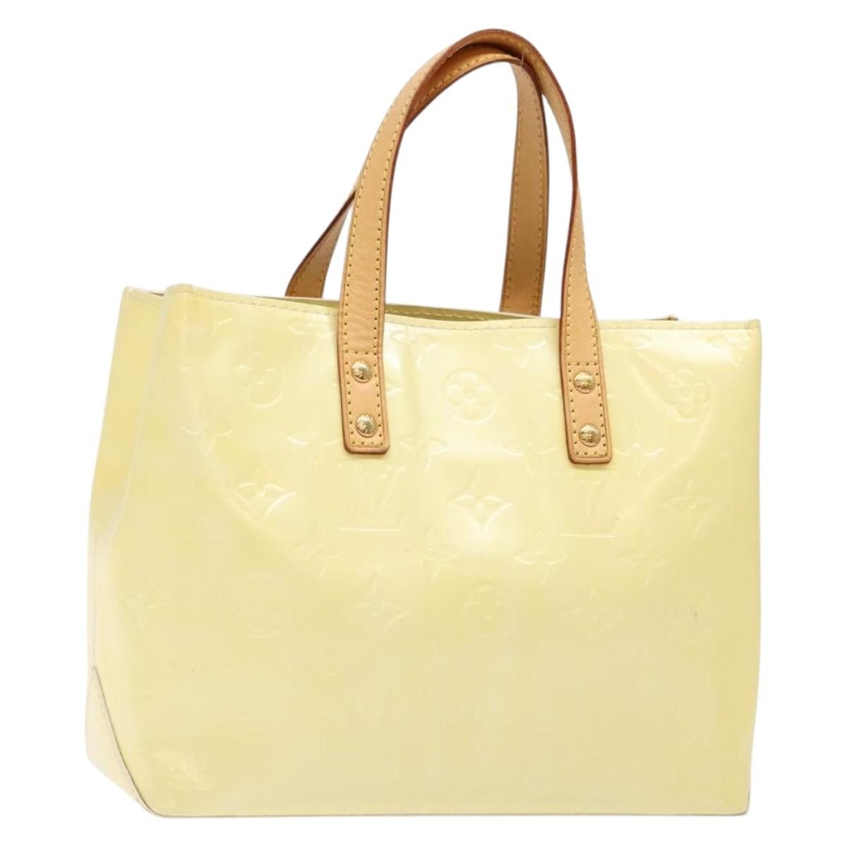 Louis Vuitton LOUIS VUITTON Monogram Vernis Reade PM Hand Bag Perle M91336 Size ONE SIZE - 1 Thumbnail