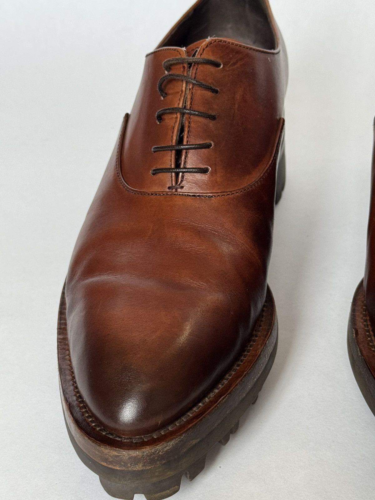 Prada Prada Monolith Leather lace ups Size 40 Size US 10 / IT 40 - 13 Thumbnail