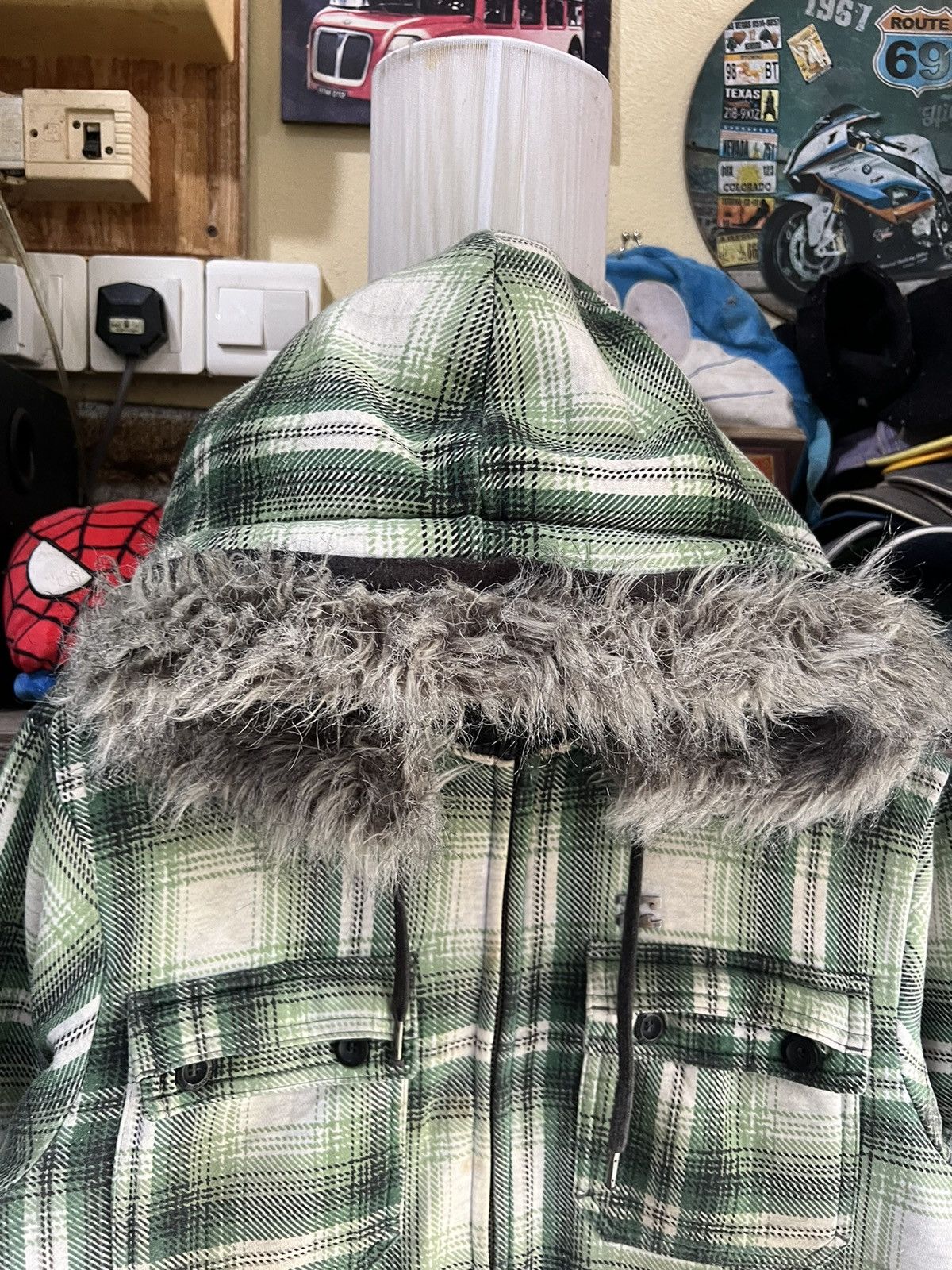 Billabong 🔥Vintage Billabong Plaid Sherpa Jacket Size US M / EU 48-50 / 2 - 3 Thumbnail