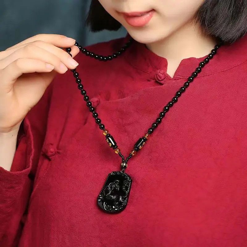 Jewelry Constellation Tiger Pendant Bead Necklace Size ONE SIZE - 2 Thumbnail