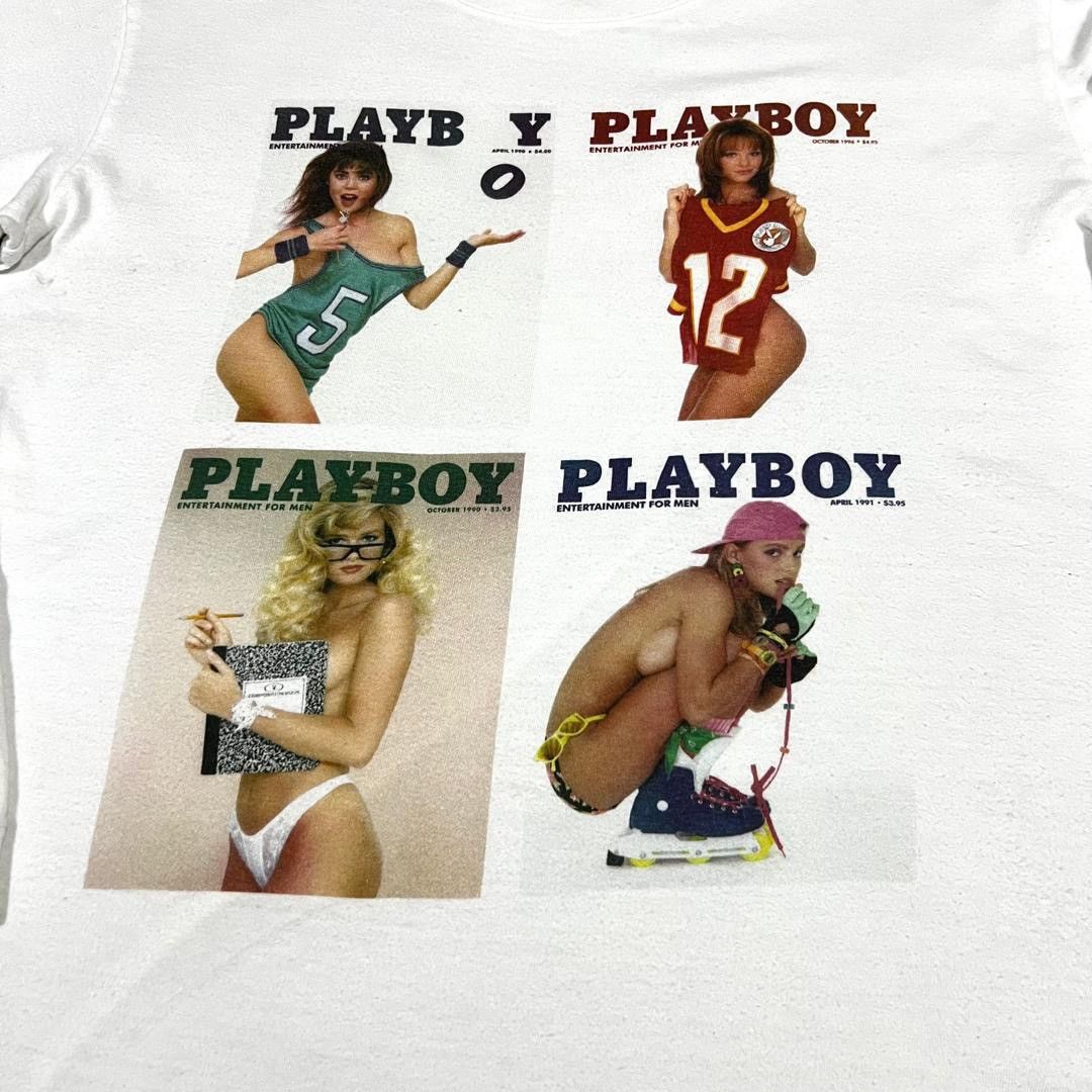 Beams Plus Vintage BEAMS x PLAYBOY Pornstar Sexs Models Rare T Shirt Size US L / EU 52-54 / 3 - 4 Thumbnail