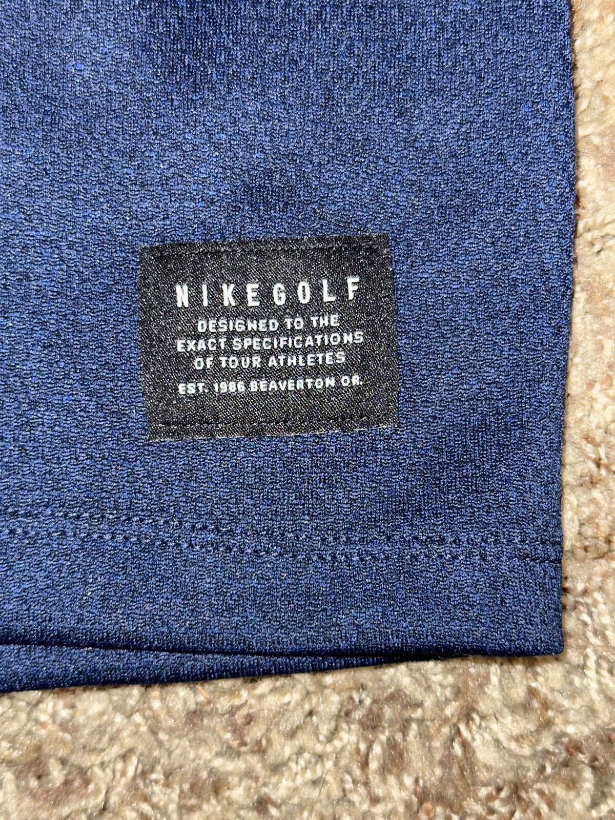 Nike Nike Men’s Dry Fit BlueJack National Tiger Woods Designed Course 1/2-Zip Top Size US M / EU 48-50 / 2 - 2 Thumbnail