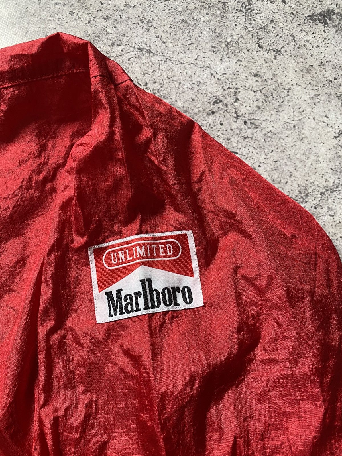 Marlboro Marlboro Unlimited Jacket Nylon Anorak Windbreaker Rain XL Size US XL / EU 56 / 4 - 5 Thumbnail