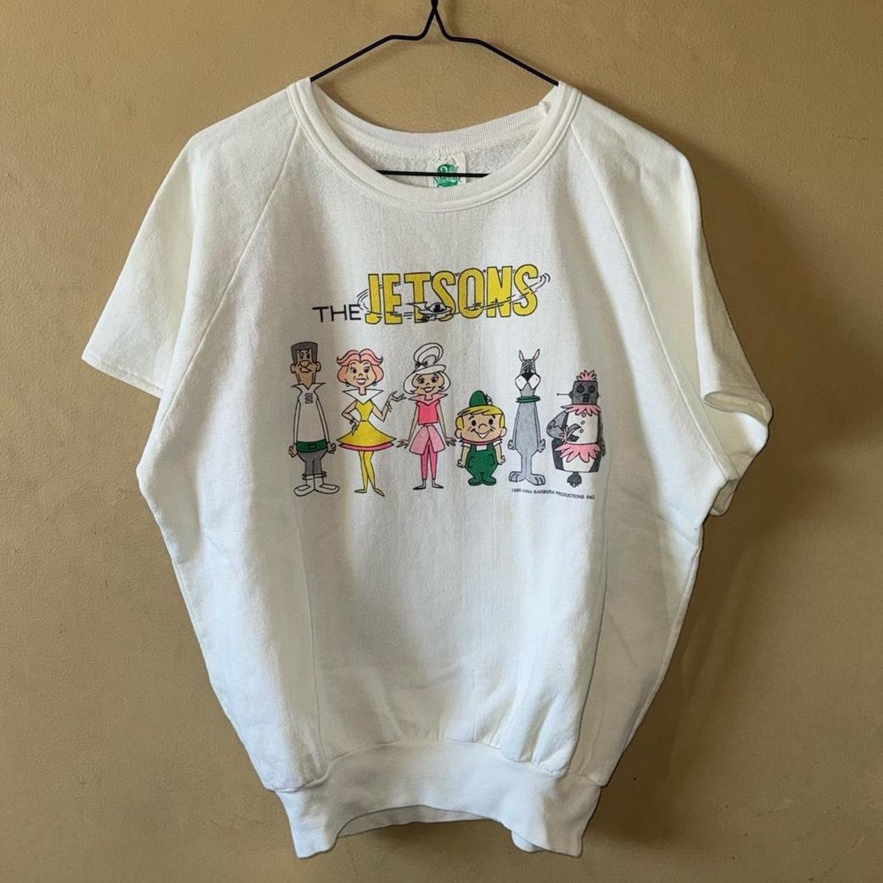 Vintage 1986 The Jetsons Hanna Barbera S/S True Vintage Sweater Tee Size US XL / EU 56 / 4 - 1 Thumbnail
