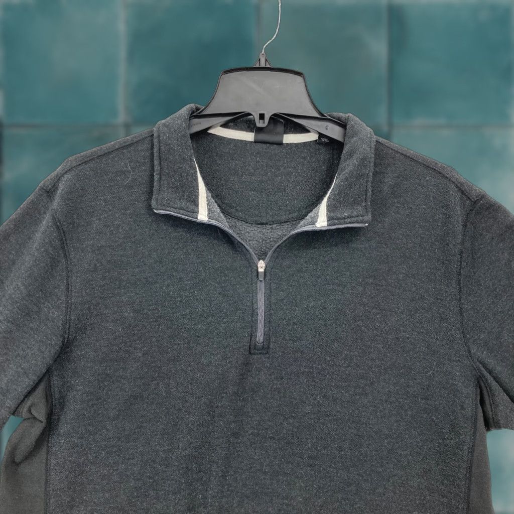 Vintage Dunning Golf Wool Blend Quarter Zip Sweater Sweatshirt Mens L Mock Neck Travel Size US L / EU 52-54 / 3 - 1 Thumbnail