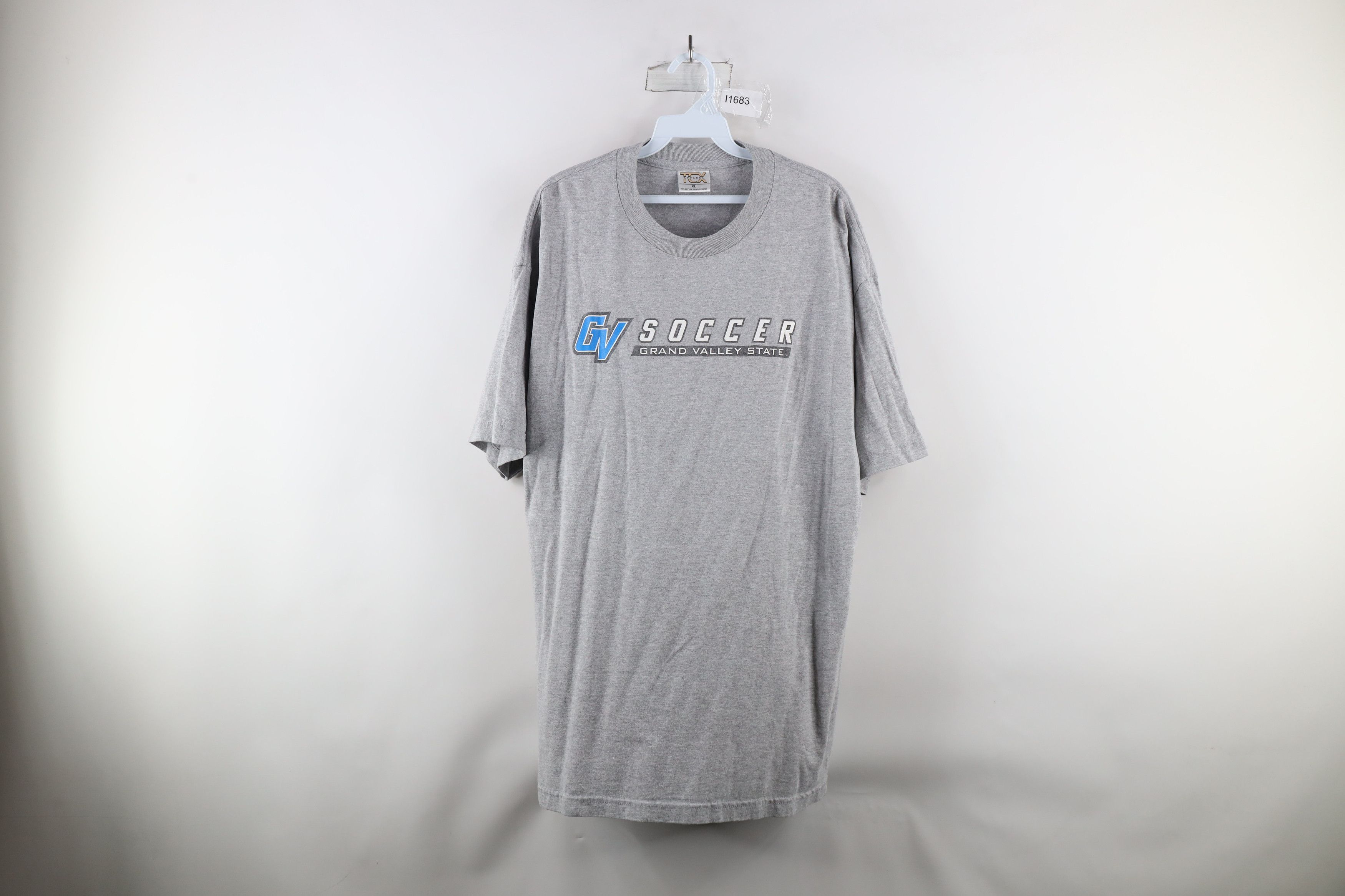 Vintage Vintage Valley State University Soccer Short Sleeve T-Shirt Size US XL / EU 56 / 4 - 1 Thumbnail