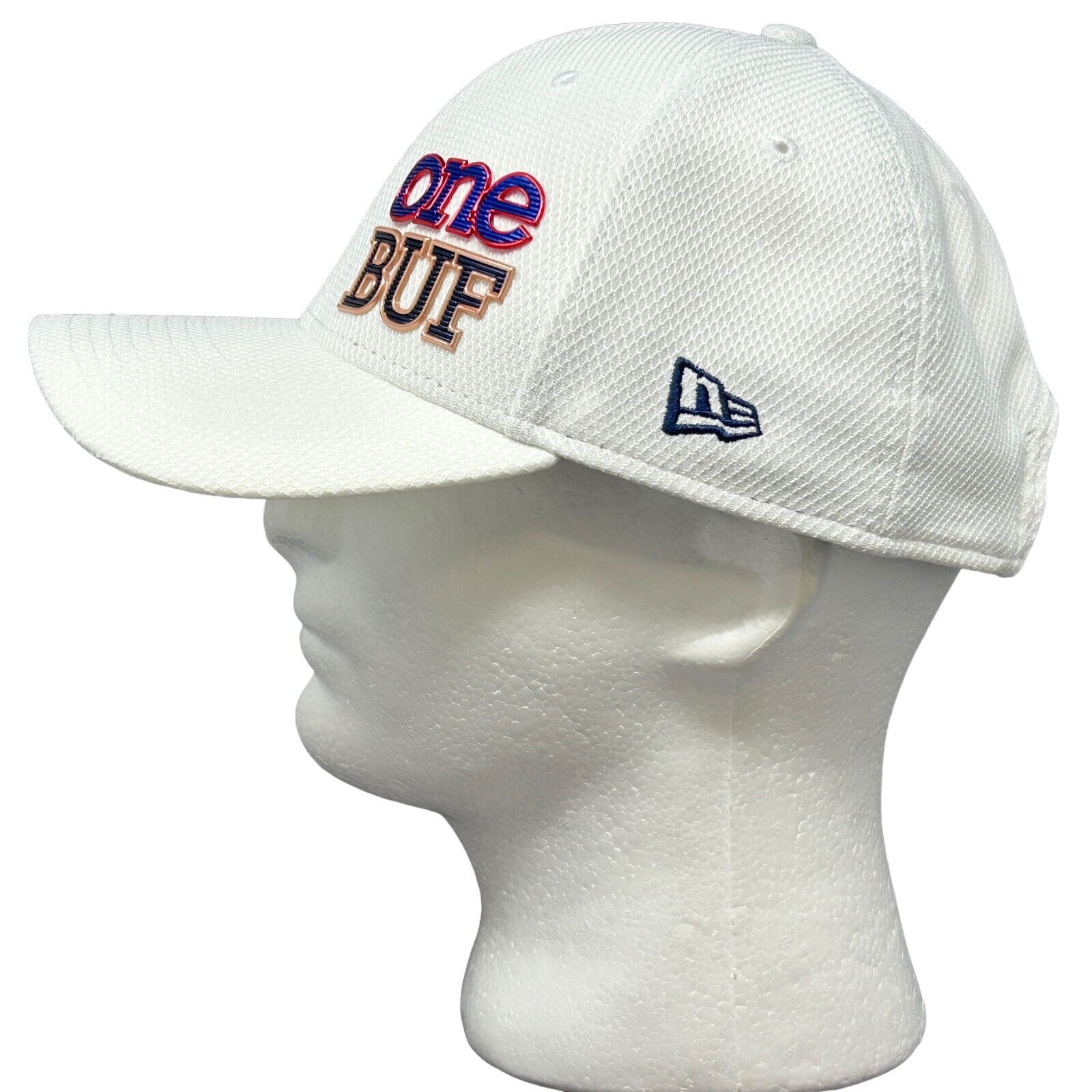New Era One Buf Hat Baseball Cap Buffalo Sabres Bills New Era White Size ONE SIZE - 6 Thumbnail