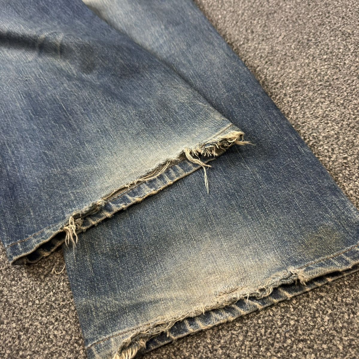 Big John 🔥🇯🇵 Vintage 80s Big Size Distressed Denim Size US 44 / EU 60 - 8 Thumbnail