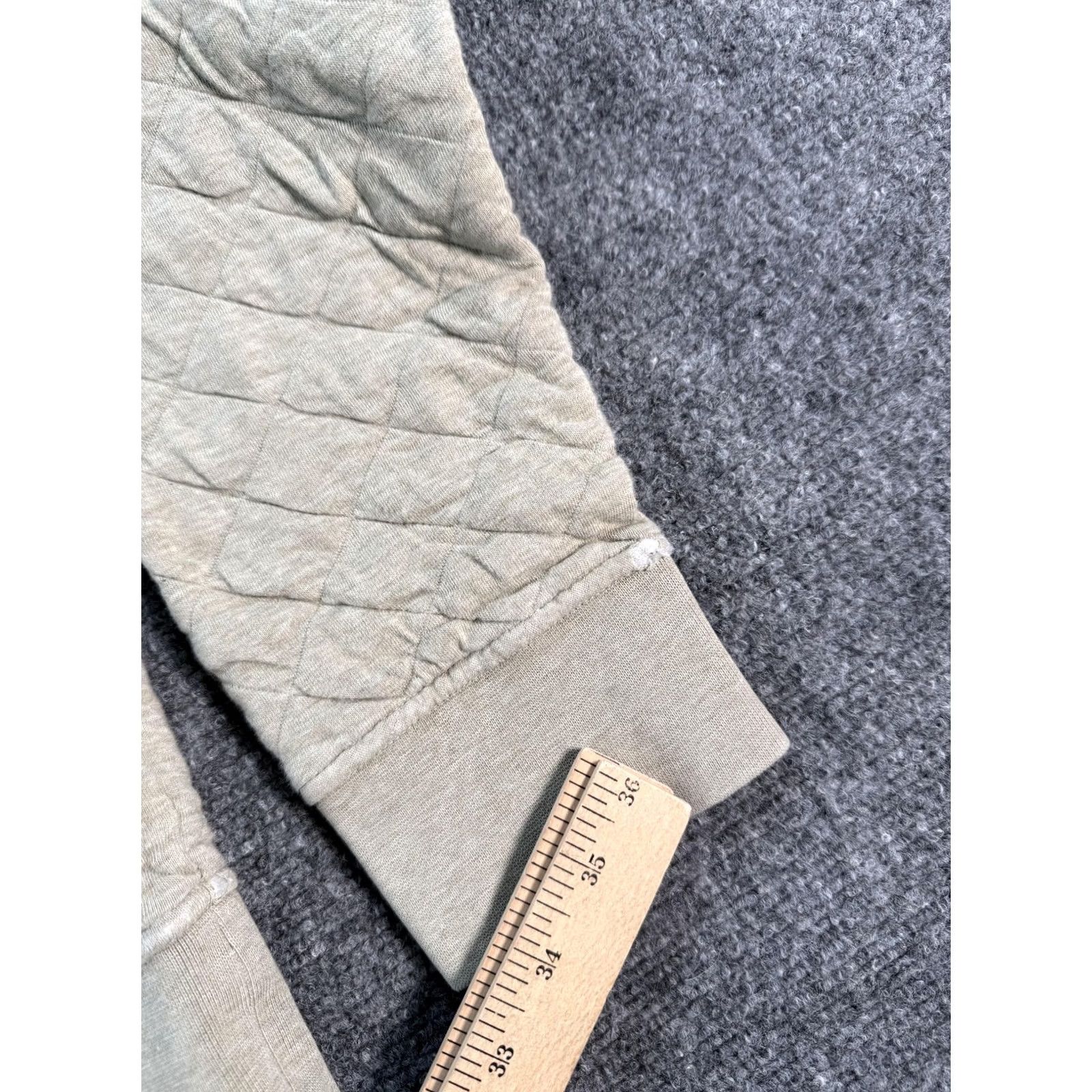 Patagonia Patagonia Sweatshirt Mens Medium Beige Organic Cotton Quilted Snap-T Pullover Size US M / EU 48-50 / 2 - 3 Thumbnail
