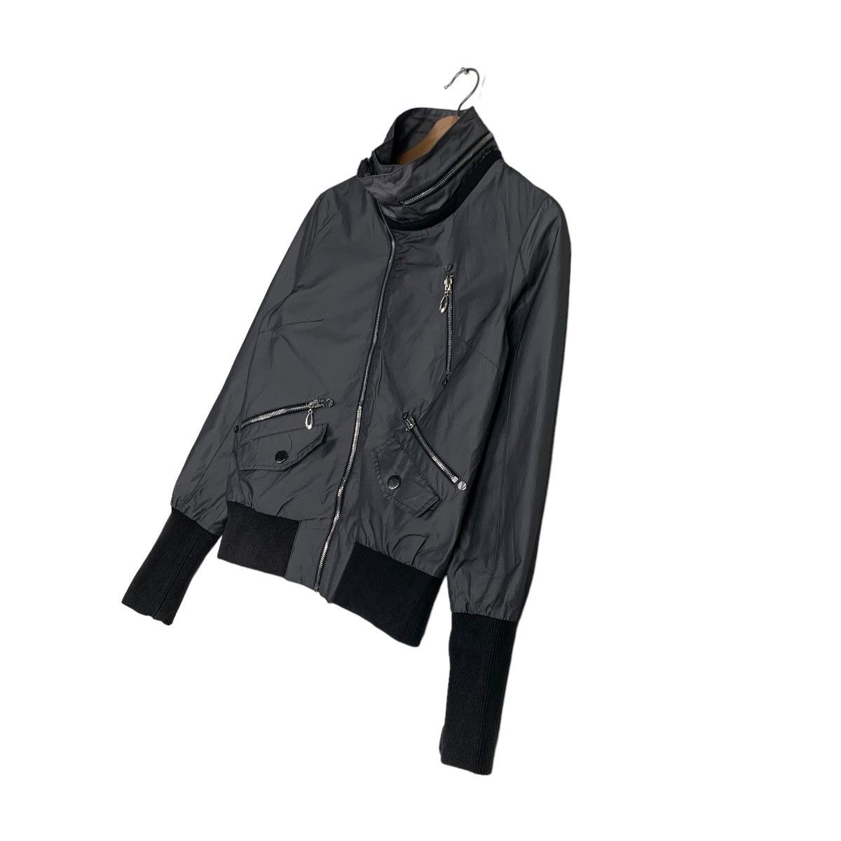 Japanese Brand VISCAP The Exclusive Style Asymmetrical Jacket #0347-C16 Size M / US 6-8 / IT 42-44 - 2 Thumbnail