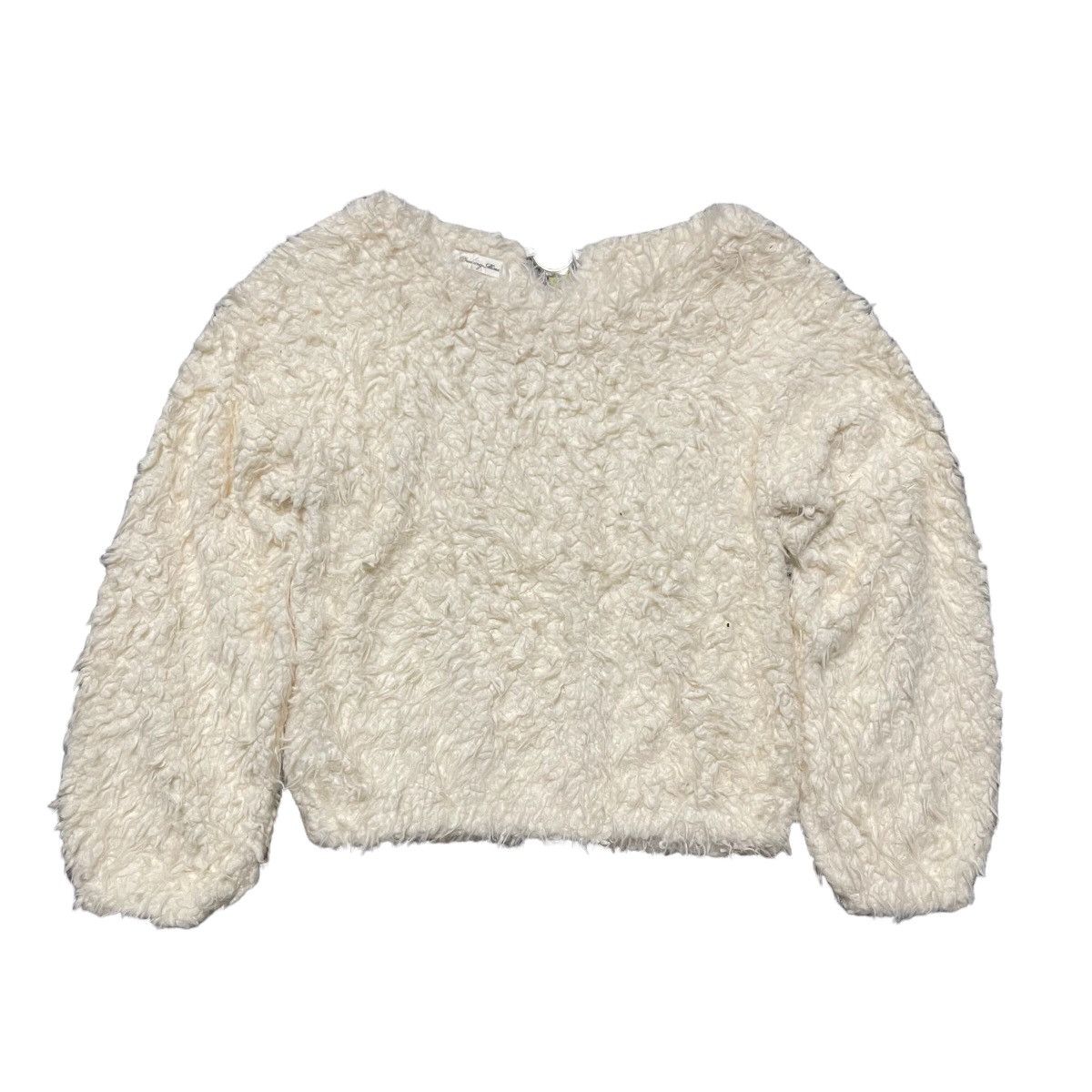 Japanese Brand Shaq Shaggy Fur Mohair Baggy Knitwear