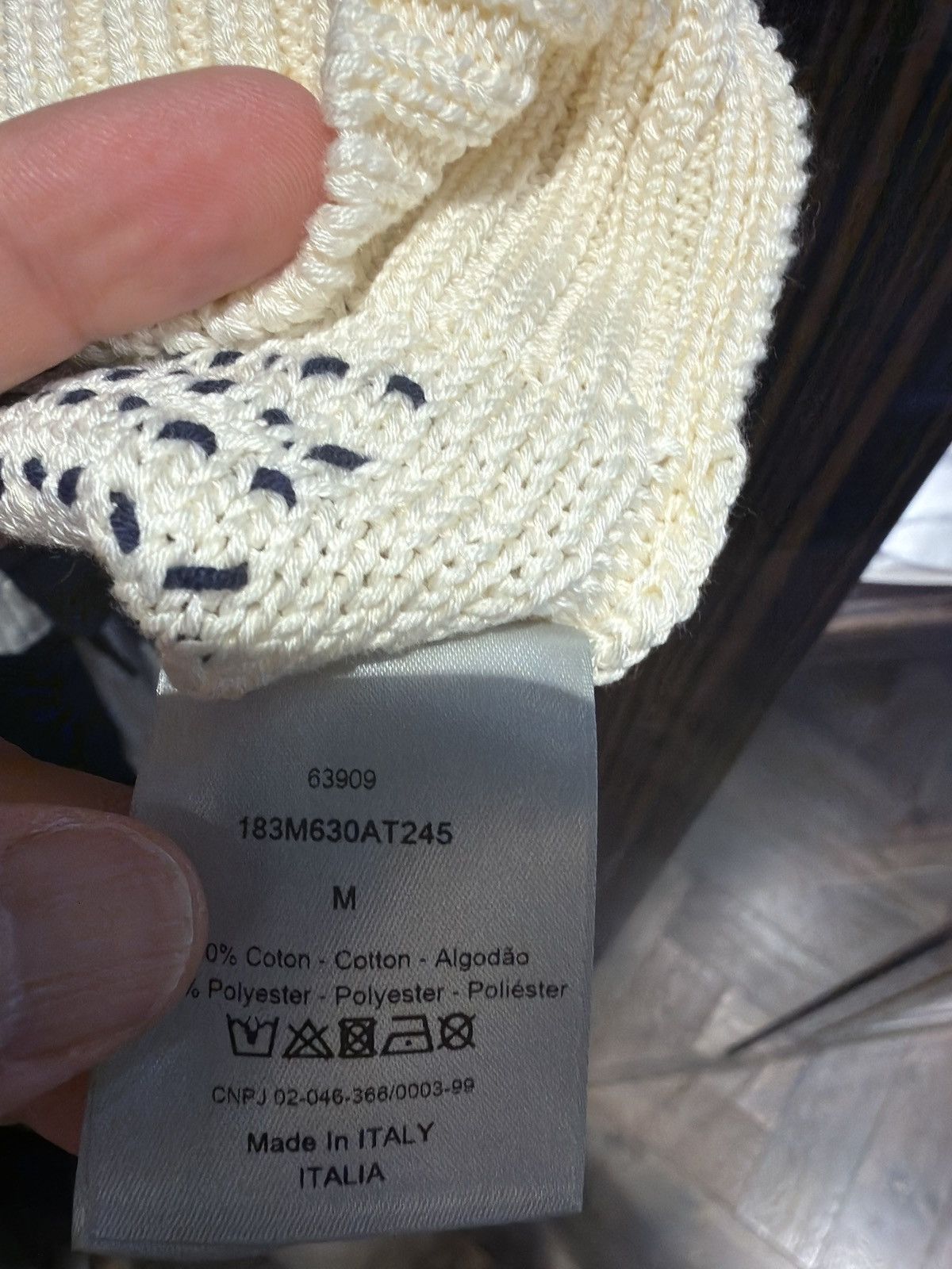 Dior Dior knit chevron pullover Size US M / EU 48-50 / 2 - 5 Thumbnail